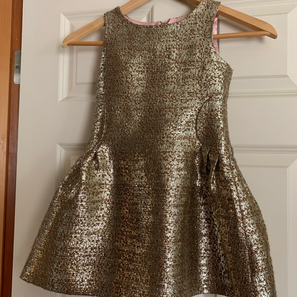 Cat and Jack gold dress